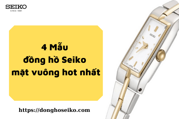 Đồng hồ nữ authetic thương hiệu SEIKO viền vàng 14k, bảo hành 6 tháng |  Shopee Việt Nam