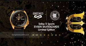 Seiko 5 Sports EVISEN SKATEBOARDS Limited Edition SRPF94K1 0