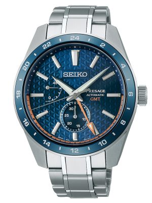 Seiko Presage Sharp Edged GMT SPB217J1 small