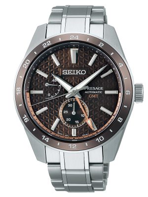 Seiko Presage Sharp Edged GMT SPB225J1 small