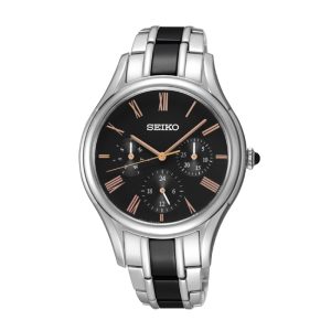 Seiko SKY719P1 – Nữ – 35mm – Kính cứng – Quartz (Pin) – Dây kim loại