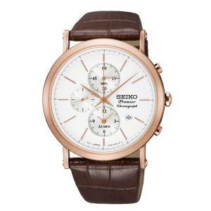 Seiko SNAF82P1 – Nam – 41mm – Kính Sapphire – Quartz (Pin) – Dây da