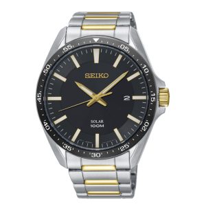 Seiko SNE485P1 – Nam – 43mm – Kính cứng – Solar (Năng lượng ánh sáng) – Dây kim loại