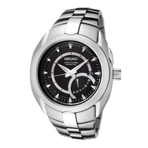 Seiko SRN009P1 – Nam – 43mm – Kính Sapphire – Kinetic (máy nửa cơ – nửa pin) – Dây kim loại