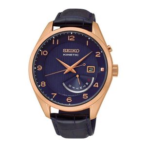 Seiko SRN062P1 – Nam – 42mm – Kính cứng – Kinetic (máy nửa cơ – nửa pin) – Dây da