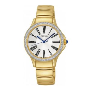 Seiko SRZ442P1 – Nữ – 30mm – Kính cứng – Quartz (Pin) – Dây kim loại