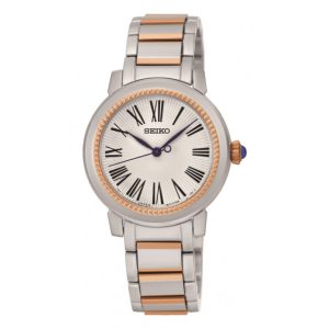 Seiko SRZ448P1 – Nữ – 30mm – Kính cứng – Quartz (Pin) – Dây kim loại