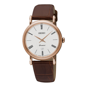 Seiko SXB436P1 – Nữ – 30mm – Kính Sapphire – Quartz (Pin) – Dây da